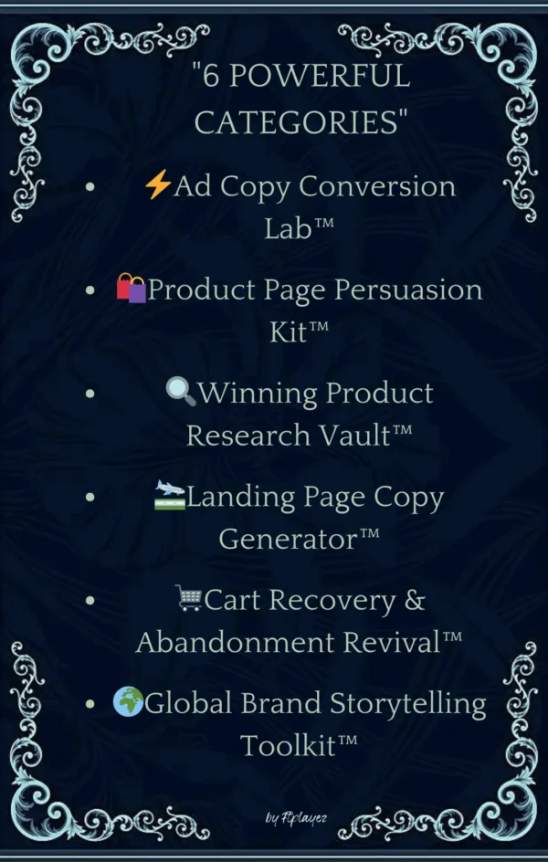 ftplayez E-commerce Empire Prompt Pack™