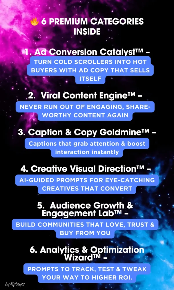 ftplayez Social Media + Ads Prompt Pack™
