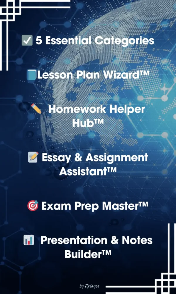 ftplayez AI for Teachers & Students Prompt Pack™