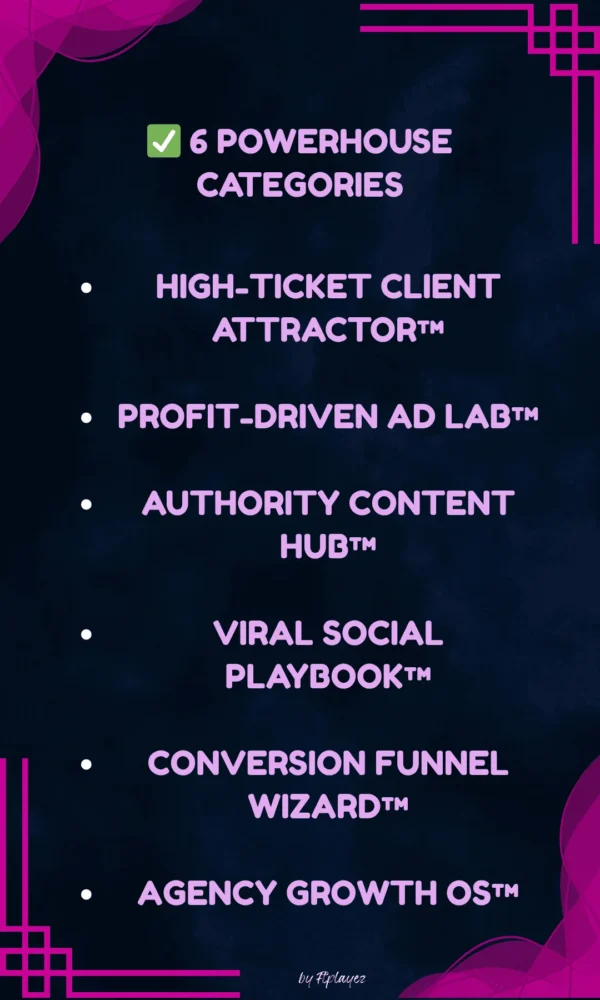 ftplayez Digital Marketing Agency Prompt Pack™