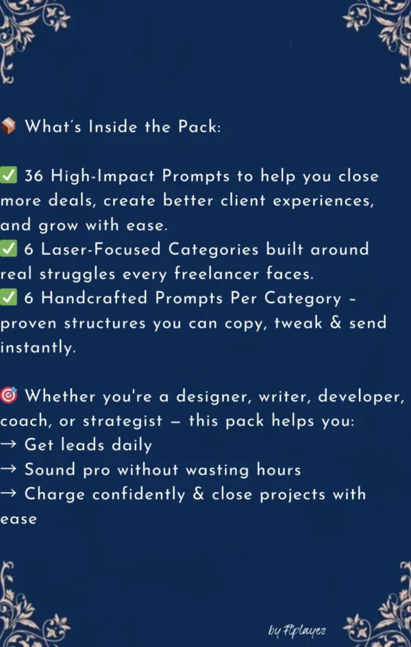 ftplayez Freelancer Freedom Prompt Pack