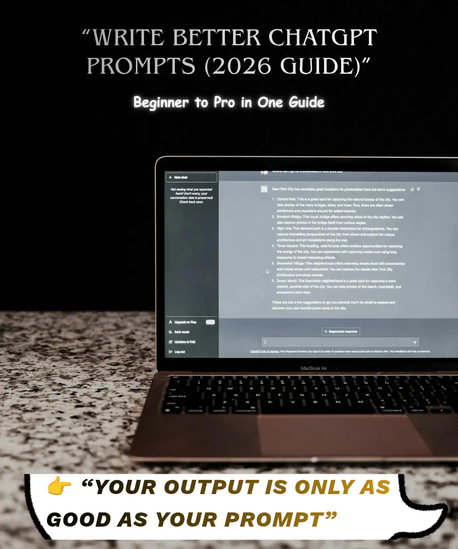 Guide to writing better ChatGPT prompts in 2026