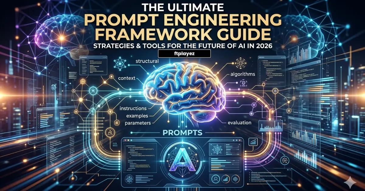 Prompt engineering frameworks guide showing structured methods to improve ChatGPT outputs